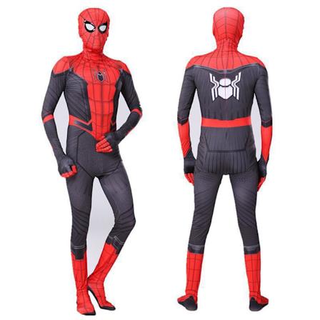 Halloween Spider-Man body, barnekostyme, Liten Svart Spider Miles heltekostyme Heroic Expedition 190cm