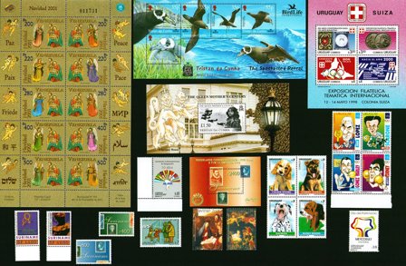 Suriname, Tristan da Cunha, Uruguay, Venezuela - Frimærkepakke - Postfrisk