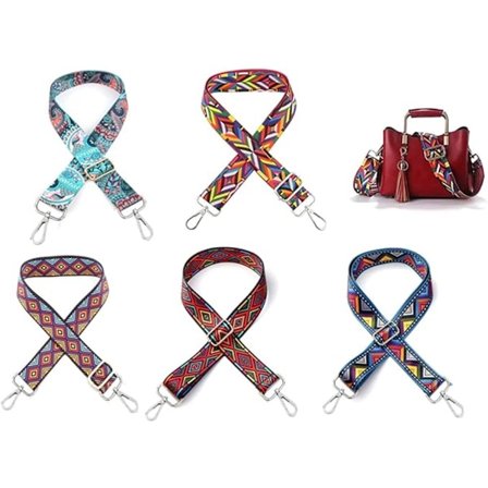 Taske Rem - 4 Stykker Skulderrem - Justerbar Taske Rem - Taskerem - Taske Rem