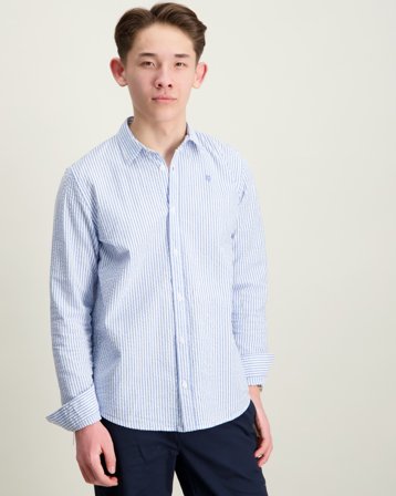 Garcia boys shirt ls Blå Skjortor Kille - Kids Brand Store