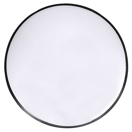 30 cm Bredvinklet Sikkerhetsvegspeil Buet Konveks Speil (Svart)