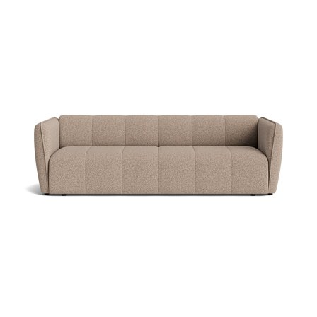Calma 3-Sitzer-Schlafsofa mit Stauraum in Puente Greige, modernes Design, hochwertige Taschenfedern und Nozag-Federung, Bettfunktion, 70cm.