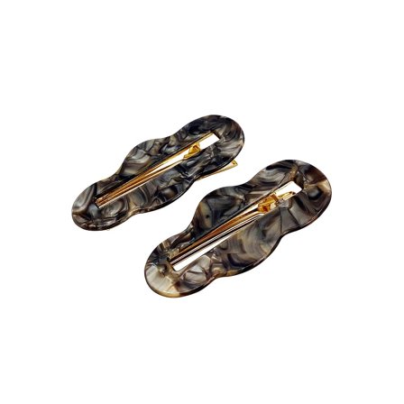 PIPOL'S BAZAAR Jolly Snap Brown 2 pcs, Hår, Børster & Accessories, Hårpynt