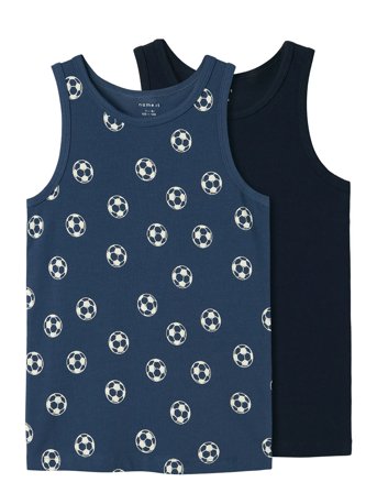 name it | Nkmtank Top 2P Dark Denim Football Noos | 98