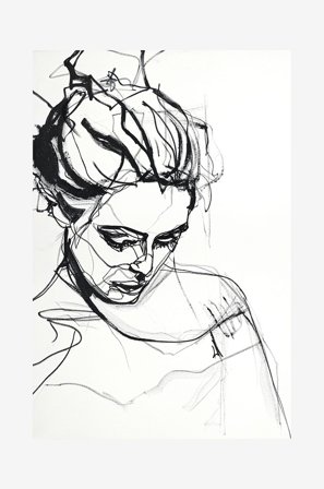 Poster Silhouette 1 - Malerifabrikken - Vit - Posters - Från Homeroom