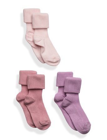 mp Denmark | Cotton Rib Baby Socks - 3-Pack | 15/16