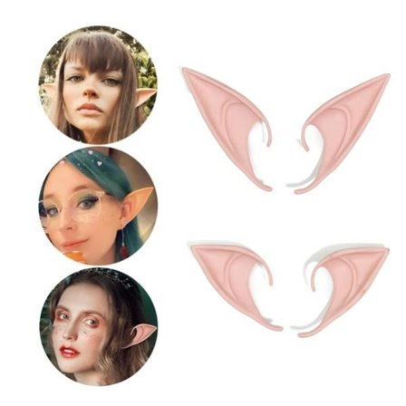 2-pakning Halloween - Alveører / Løse ører / Låtsasører - Perfekt