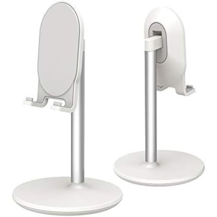 60x107x154mm Ljust Sten Telefonställ för Skrivbord, Justerbart Mobiltelefonhållare för Skrivbord