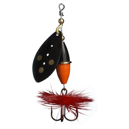 Wipp Spinnare 3 g Svart Orange/Svart