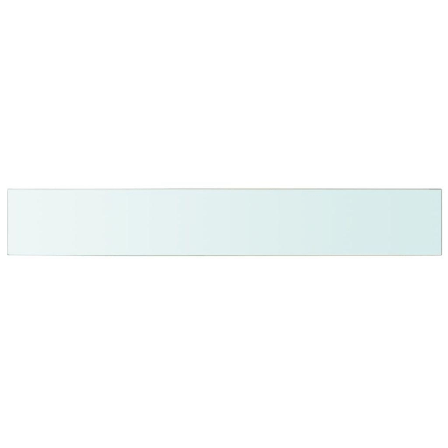 Vidaxl Hyllplan Glas Genomskinlig 100x15 Cm Transparent