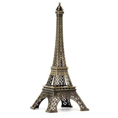 Eurooppalainen retro Pariisin Eiffel-torni metalli taottu rautamalli työpöydälle