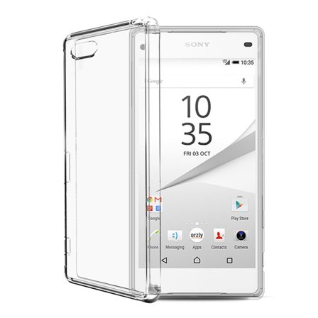 Transparent Hårdplast Skal till Sony Z5 Compact