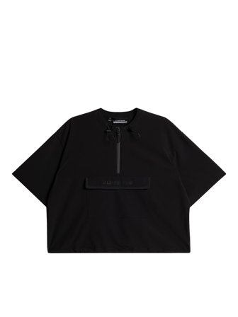 J.Lindeberg - Chrisann Short Sleeve Pullover - Svart - Kvinna - L