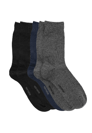 Resteröds Bambu, Strumpor, 5-pack, Beige Strumpor Herr Flerfärgad 40/44