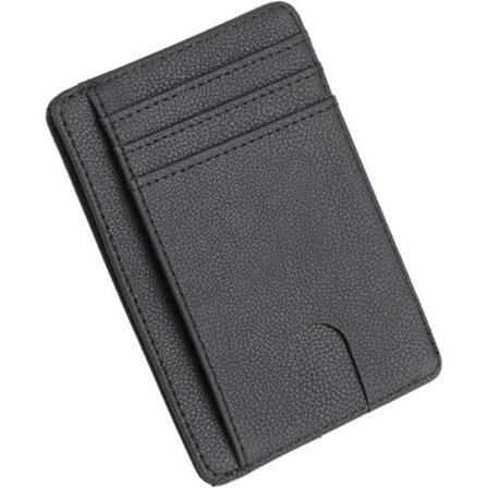 Pung - Anti-svindel - Læder - Sort - Elegant - RFID-beskyttelse