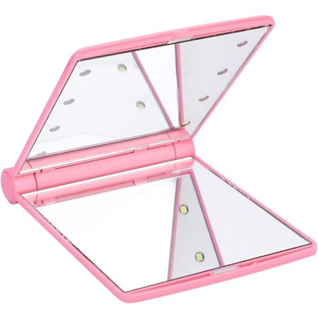Fyrkantig bekväm liten spegel hopfällbar smink spegel bärbar Ma