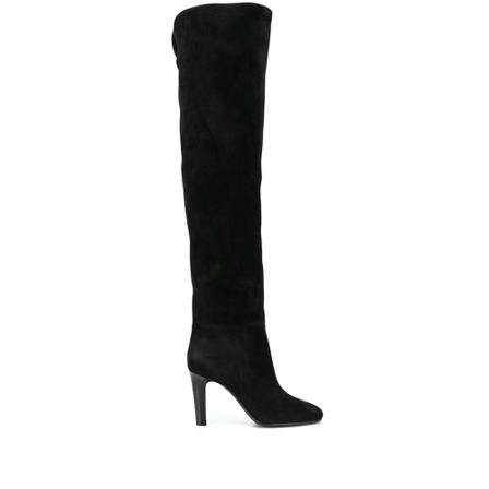 Saint Laurent Jane Laarzen , Zwart , Dames , Maat: 38 EU High heels