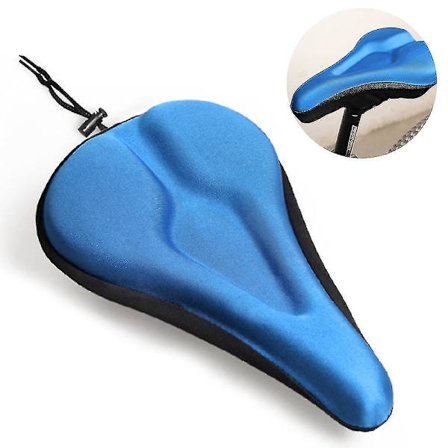 1 stk Sykkelsetetrekk - Ekstra Mykt Gel Sykkelsete - Sykkelsal Sadelpute Med Vann- og Støvbestandig Trekk