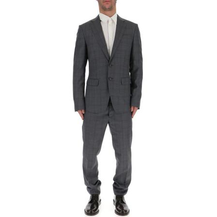 Dsquared2 Two-piece single-breasted suit , Grijs , Heren , Maat: S Business pakken