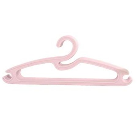 10 stk Barn Baby Søte Små Klesstativ Baby Ren PP Vindtett Oppbevaring Kleshengere (Rosa)