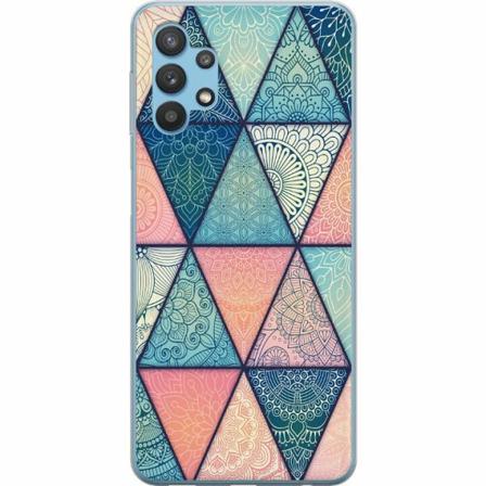 Samsung Galaxy A32 5g Genomskinligt Skal Mandala Triangles
