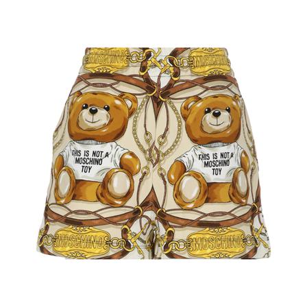 Moschino Korte Broek , Beige , Dames , Maat: XS