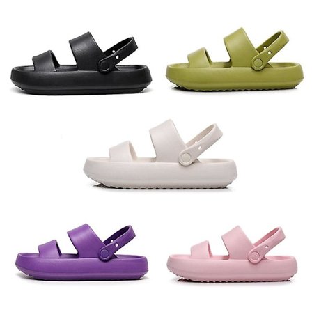 4CM Tykke Sålede Sommer Sandaler Sliders Til Kvinder Bløde EVA Strand Anti-Slip Sandaler