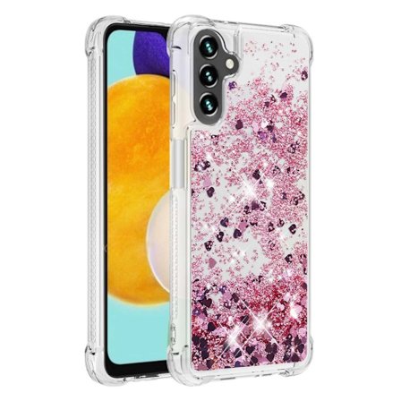 Glitter Bling TPU -kuori Samsung Galaxy A13 -ruusukulta