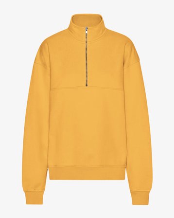 Organic Quarter Zip - Burned Yellow