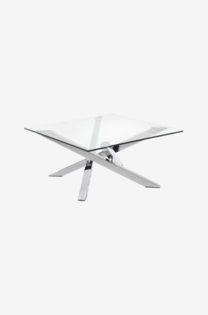 Kave Home - MIKADO soffbord 90x90 cm - Transparent - Soffbord - Från Homeroom