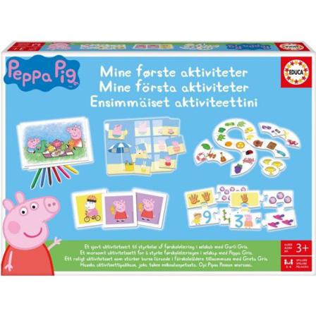 Educa Greta Gris Mina Första Aktiviteter Sv/No/Dk/Fi multifärg