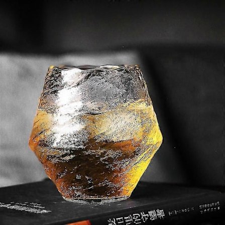 [LCS] Japansk håndlavet hamret whiskyglas varme juice kop spiritus whisky vinglas cognac brandy-MXBC