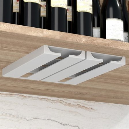 Vinglassoppheng 2-pakning Hvit