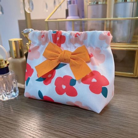 IC Ins Cosmetics Coin Wire Holder Pouch Bag Portable Earphone Card Orange