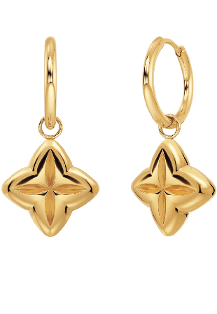 Edblad Scala Hoops L Gold Smycken & klockor Dam Guld ONESIZE