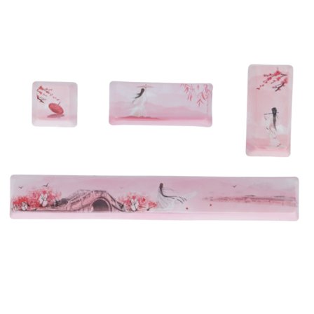 4 st Tangenter Space ESC Enter Numpad Enter Hög Hållbarhet Slitstark Ljusa Färger Mekaniskt Tangentbord