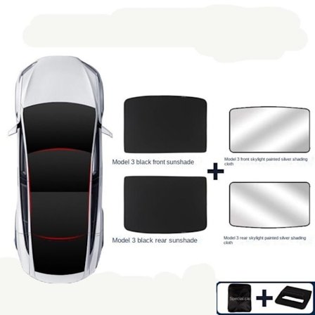 Solskjermer Tak Solskjerm SVART MODELL 3 MODELL 3