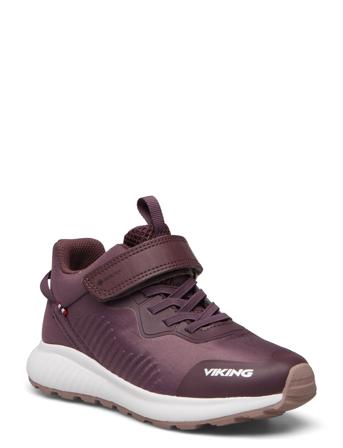 Aery Tau Mid Gtx Shoes Sports Shoes High-top Sneakers Burgunder Viking*Betinget Tilbud