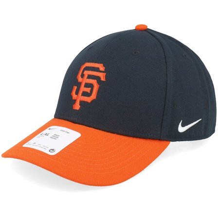 Nike MLB - MLB Zwart adjustable Cap - San Francisco Giants Dri-fit Club Black/Orange Adjustable @ Hatstore