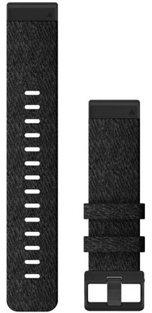 Fenix 6 QuickFit 22mm Watch Band Heathered Black Nylon