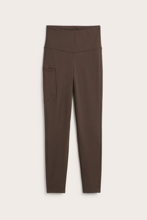 Kappahl | Treenitrikoot taskulla Ruskea XL | Ruskea