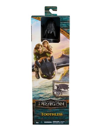 Dragon Dragons Movie Toothless 30 Cm - Black - ONE SIZE