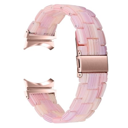 Samsung Galaxy Watch 5 / 5 Pro klockarmband i resinstil - Sidenrosa