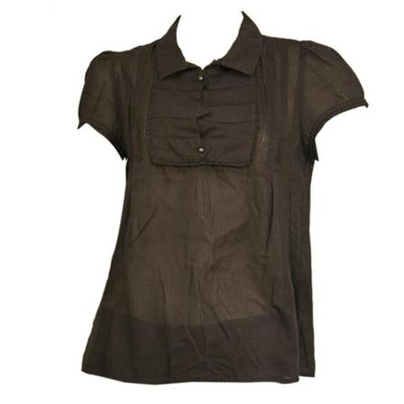 Marc Jacobs Pre-owned, Striped Cotton Tunic Shirt Bruin, Dames, Maat:M,gestreept