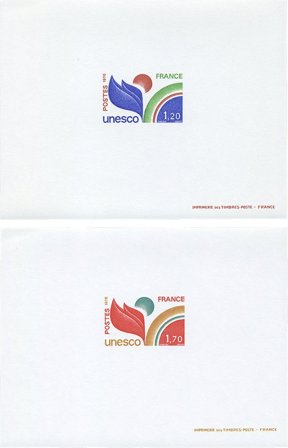 Frankrig 1978 - Tjenestemærker YT TS56-57 - Luksus prøvetryk