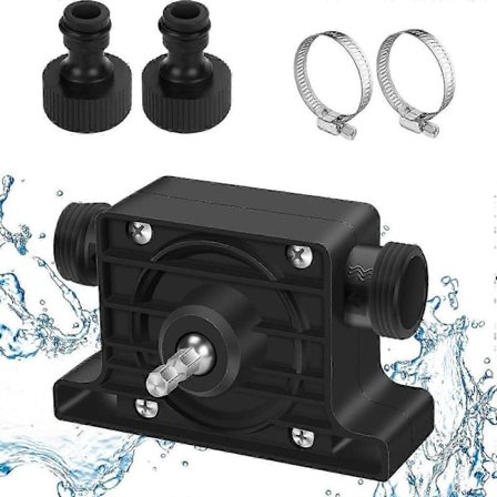 Vattenpump för sladdlös borrmaskin Dieselpump Miniborrpump Elektrisk borrmaskin Självsugande pump för dieselvätska Olja Vatten Bränsleolja Hem 