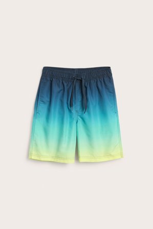 Kappahl | Szorty kąpielowe z wzorem ombre Niebieski 158/164 | Niebieski