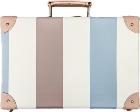 Uniwalker Koffert Retro Brede-Striper 22x33cm_13"