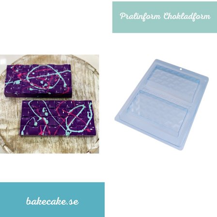 Pralinform Chokladblock Chokladform - BWB 9994 - Special 3 Part Mold