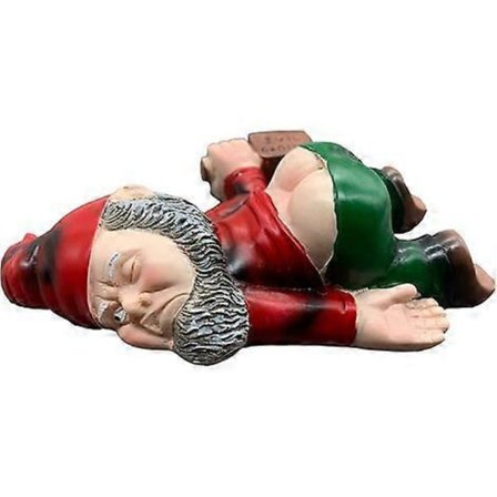 Hagegnom - Medium 15cm - Rød